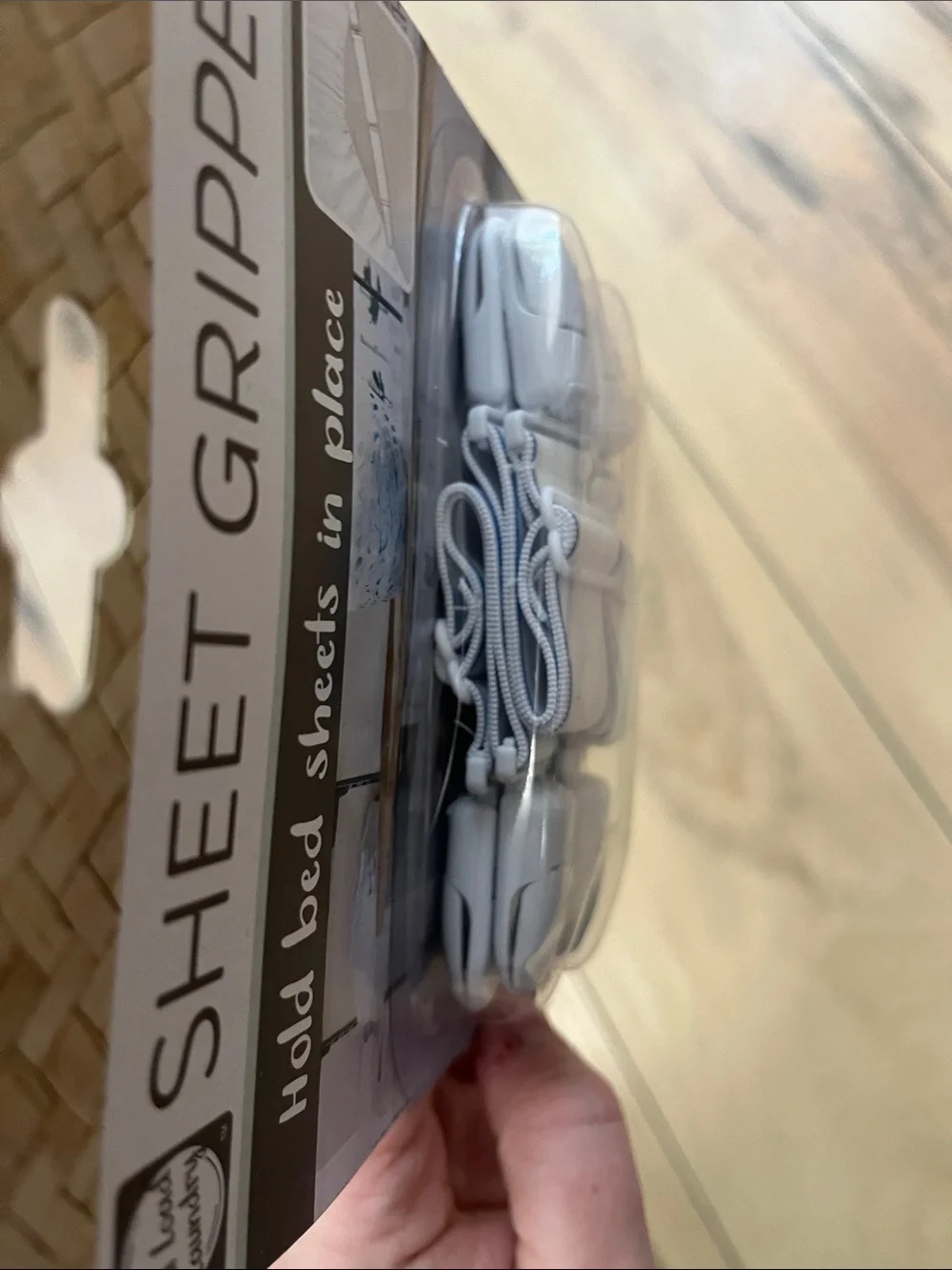 White Sheet Grippers - 4 Pack